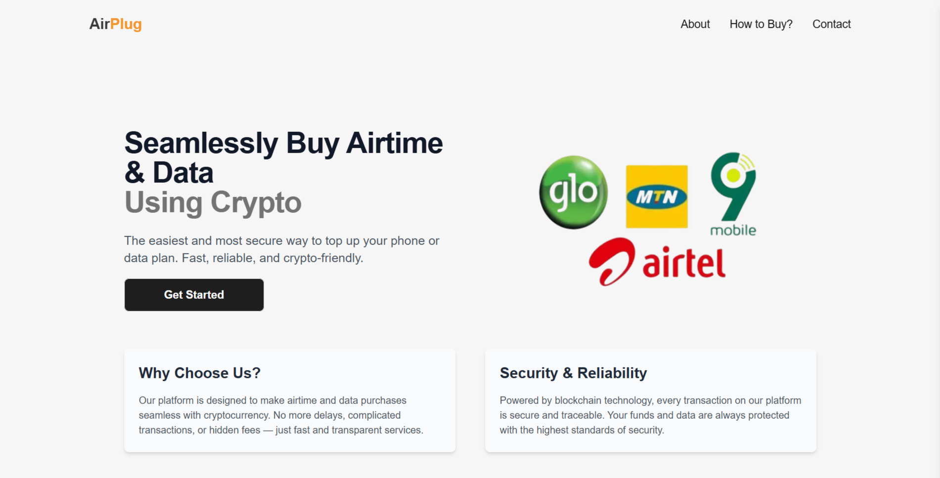 Airplug project screenshot