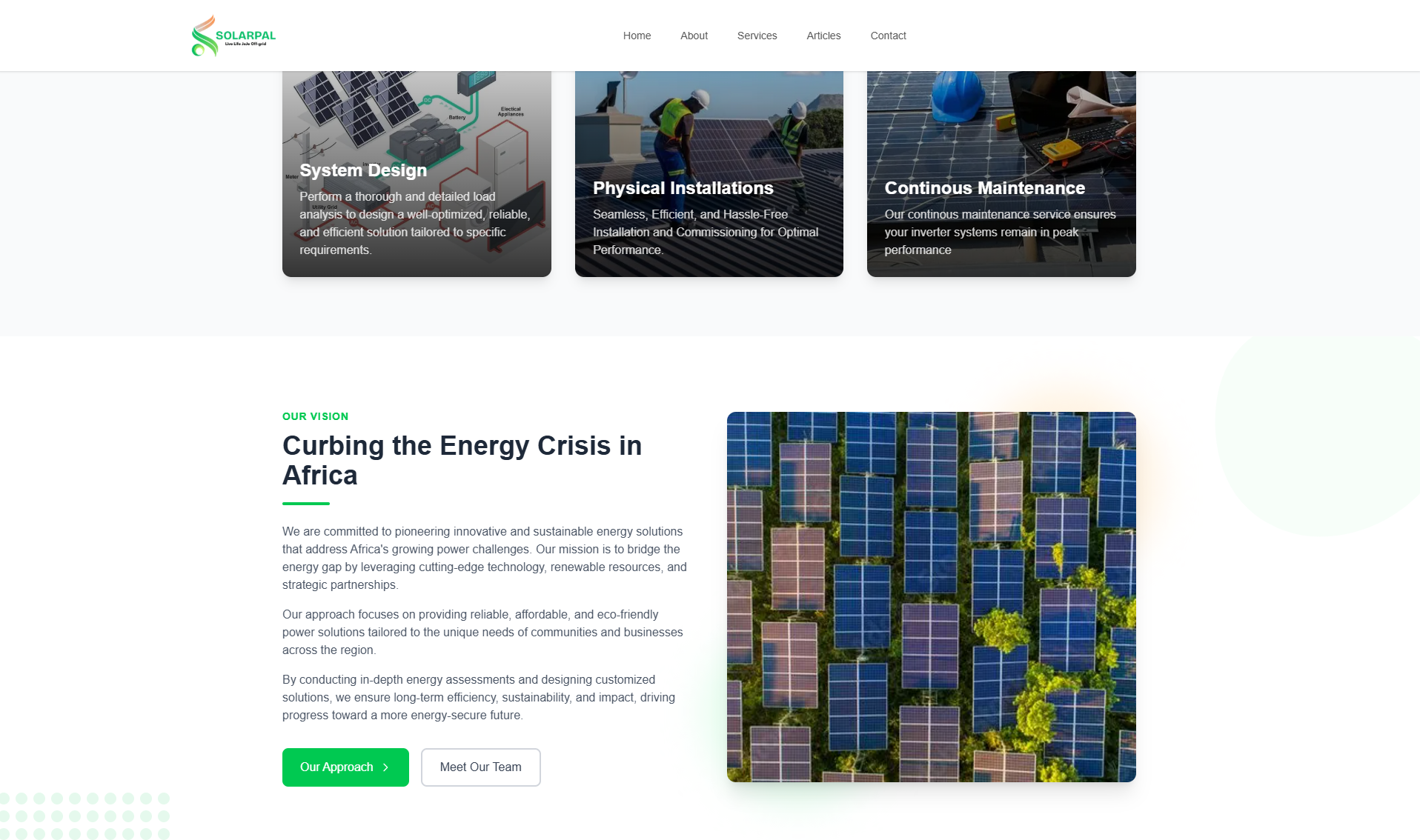 Solarpal project screenshot